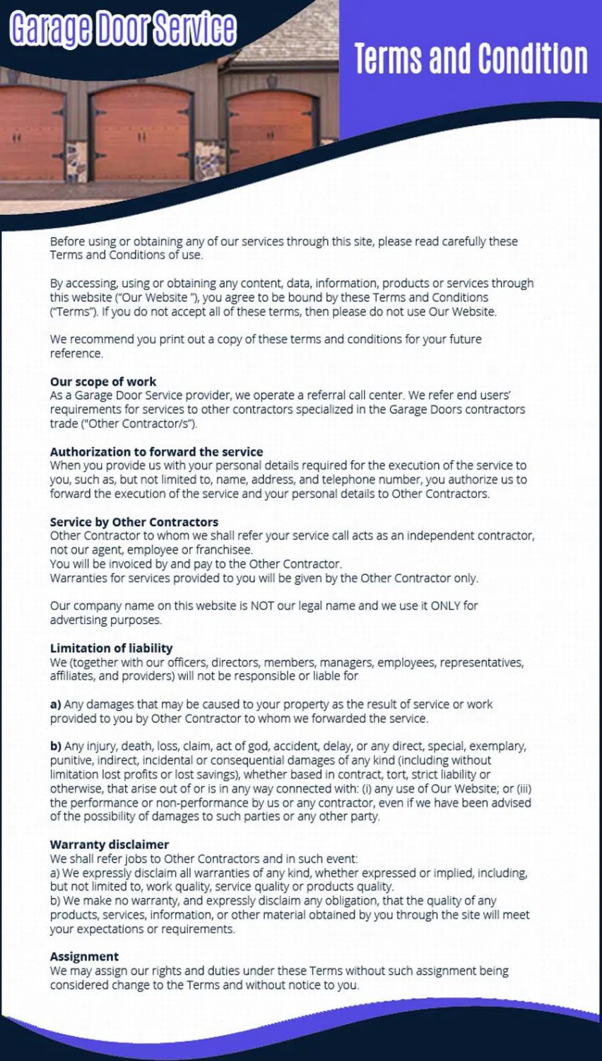 Neighborhood Garage Door Service Washington, DC 202-688-3342